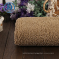 Fancy design wholesale 300gsm 100%polyester sherpa fleece blanket fabric